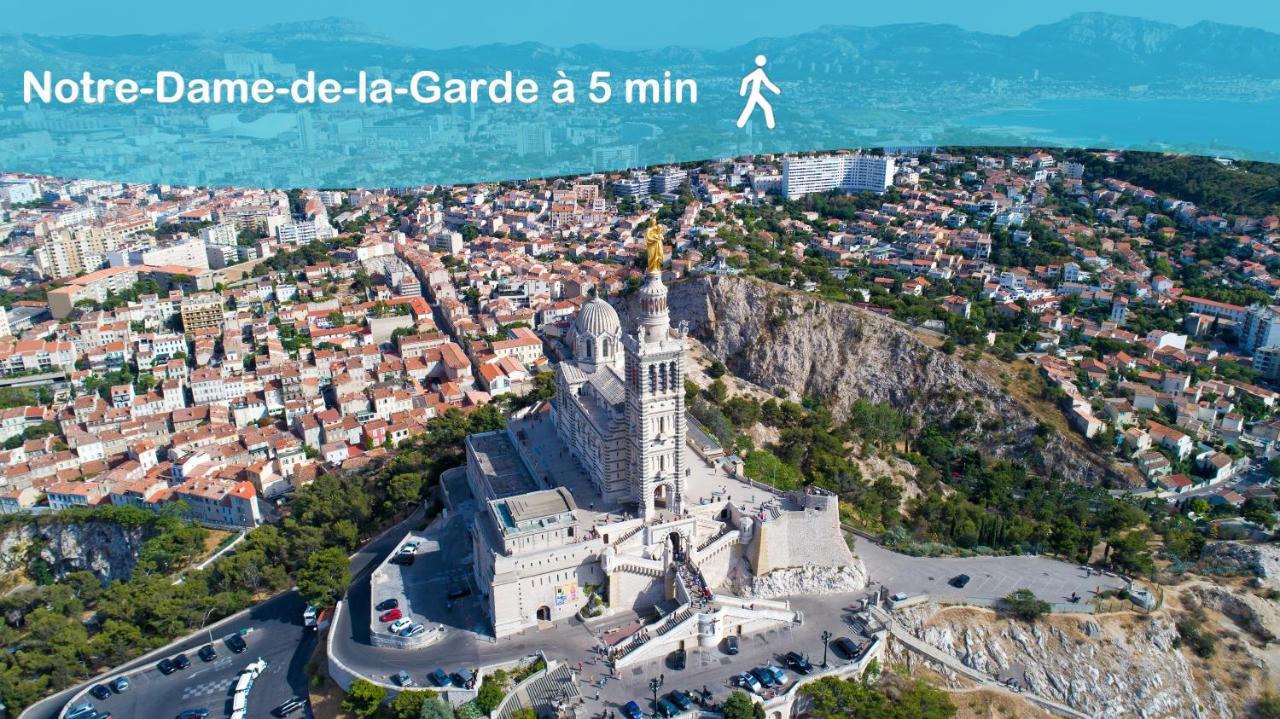 Aux Pieds De La Bonne Mere - Centre - Wifi マルセイユ エクステリア 写真
