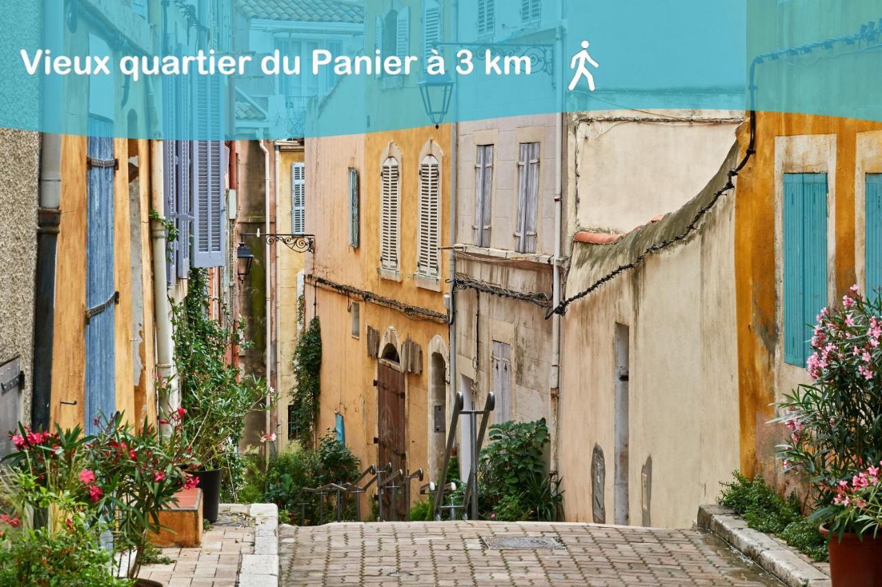 Aux Pieds De La Bonne Mere - Centre - Wifi マルセイユ エクステリア 写真