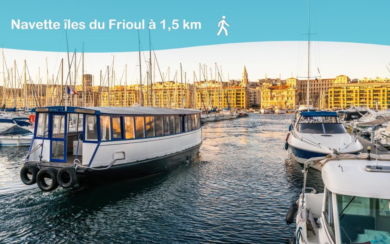 Aux Pieds De La Bonne Mere - Centre - Wifi マルセイユ エクステリア 写真